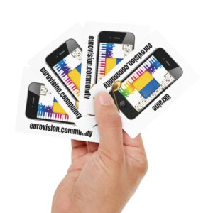 Ukraine Poker Card Set, Casino Night Gift, Game Night Essential, Unique Playing Cards, Poker Game Supplies