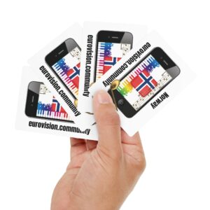 Norway Poker Card Set, Casino Night Gift, Game Night Essential, Unique Playing Cards, Poker Game Supplies