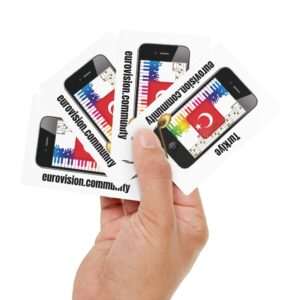 Türkiye Poker Card Set, Casino Night Gift, Game Night Essential, Unique Playing Cards, Poker Game Supplies