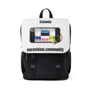 Estonia Unisex Casual Shoulder Backpack