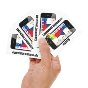 Czechia Poker Card Set, Casino Night Gift, Game Night Essential, Unique Playing Cards, Poker Game Supplies