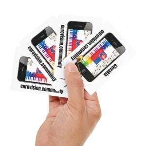 Slovakia Poker Card Set, Casino Night Gift, Game Night Essential, Unique Playing Cards, Poker Game Supplies