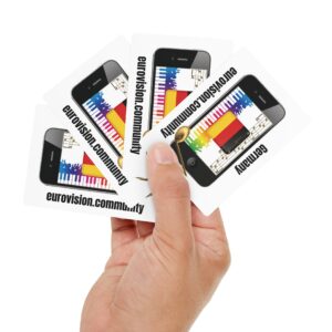 Germany Poker Card Set, Casino Night Gift, Game Night Essential, Unique Playing Cards, Poker Game Supplies