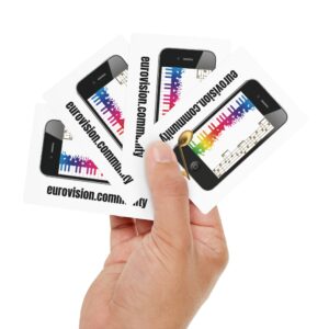 A eurovision.community Poker Card Set, Casino Night Gift, Game Night Essential, Unique Playing Cards, Poker Game Supplies