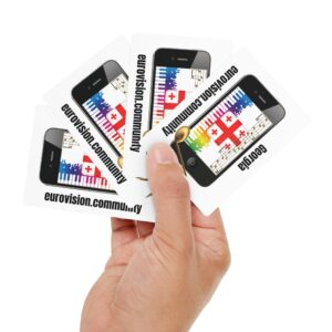 Georgia Poker Card Set, Casino Night Gift, Game Night Essential, Unique Playing Cards, Poker Game Supplies