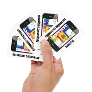 Moldova Poker Card Set, Casino Night Gift, Game Night Essential, Unique Playing Cards, Poker Game Supplies