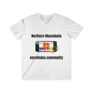 Northern Macedonia Eurovision Community V-Neck Tee